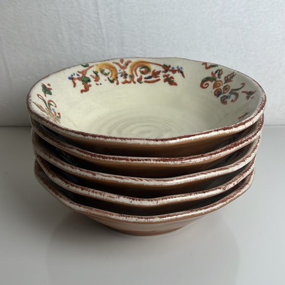 5 total Bizzirri Made in Italy Hand Painted Serving bowls - Picture 9 of 16